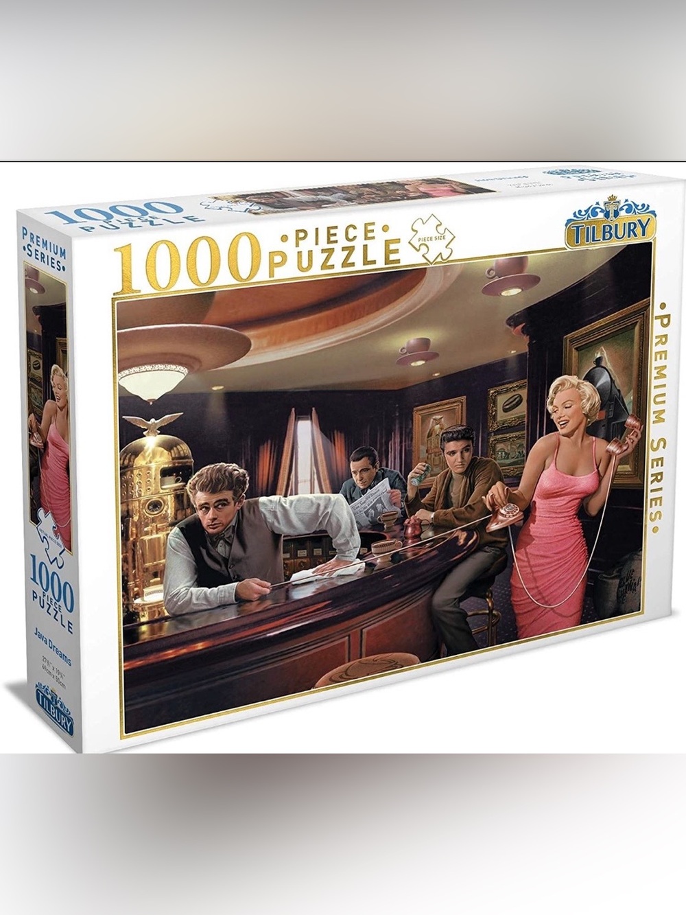 Tilbury Premium Series 1000-Piece Puzzle Marilyn Monroe Elvis Presley James Dean
